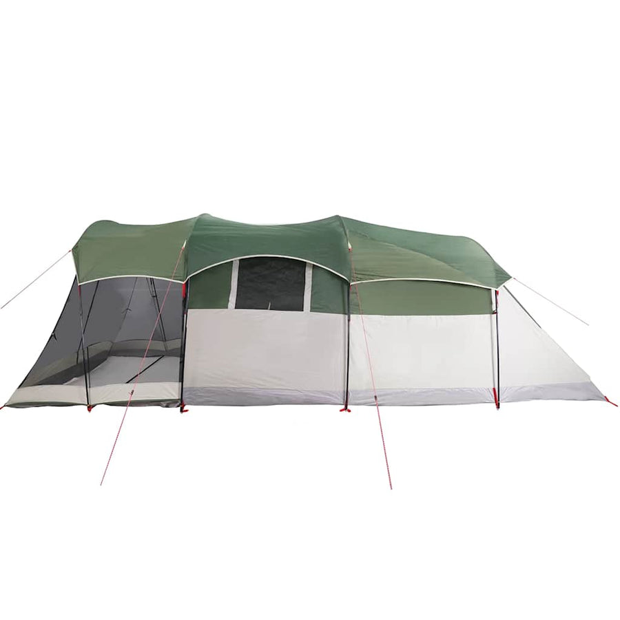Family Tent Tunnel 8-Person Green Waterproof