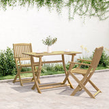 Folding Garden Table 110x55x75 cm Solid Wood Acacia