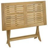 Folding Garden Table 110x55x75 cm Solid Wood Acacia