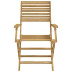 Folding Chairs 2 pcs 54,5x61,5x86,5 cm Solid Wood Acacia