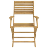 Folding Chairs 2 pcs 54.5x61.5x86.5 cm Solid Wood Acacia - 45-Degree Angle