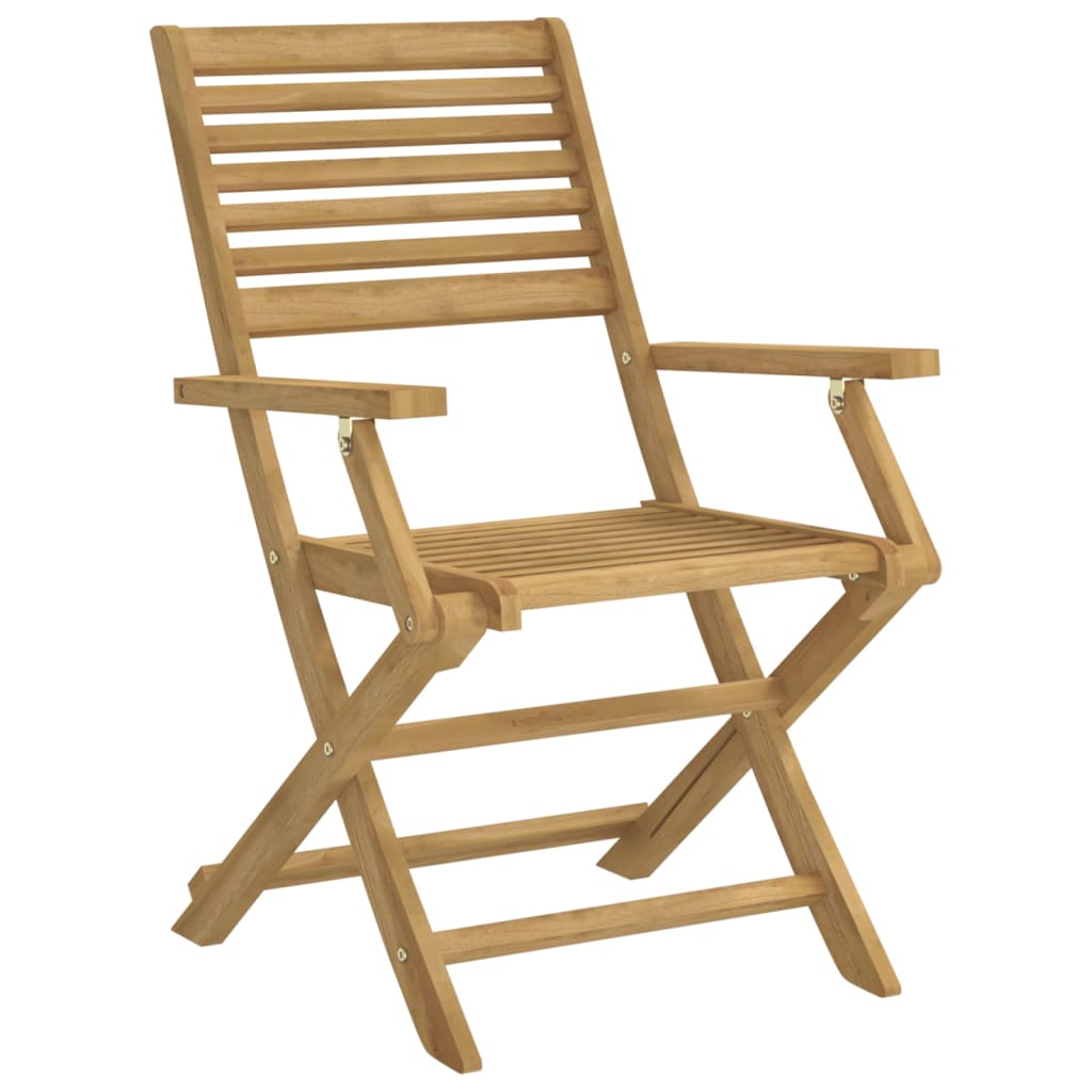 Folding Chairs 4 pcs 54.5x61.5x86.5 cm Solid Wood Acacia