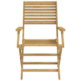 Folding Chairs 4 pcs 54.5x61.5x86.5 cm Solid Wood Acacia - 45-Degree Angle