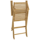 Folding Chairs 4 pcs 54.5x61.5x86.5 cm Solid Wood Acacia