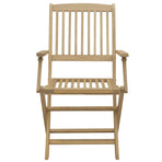 Folding Chairs 4 pcs 57,5x54,5x90 cm Solid Wood Acacia