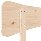 Headboard 150 cm Solid Wood Pine - Close-Up Angle