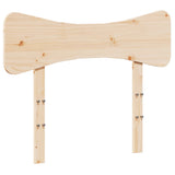 Headboard 90 cm Solid Wood Pine - Front View