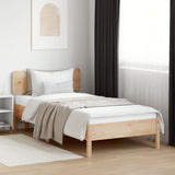 Headboard 90 cm Solid Wood Pine - Side View