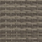 Sun Lounger with Cushions Grey?Poly Rattan - Extra Image