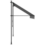 Retractable Awning Anthracite 250x150 cm Fabric and Steel - 45-Degree Angle
