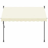 Retractable Awning Cream 300x150 cm Fabric and Steel