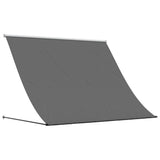 Retractable Awning Anthracite 200x150 cm Fabric and Steel - Front View