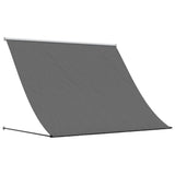 Retractable Awning Anthracite 250x150 cm Fabric and Steel - Front View