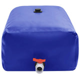 Water Tank with Tap Foldable 500 L PVC - Side View