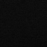 2-Seater Sofa Bed with Footstool Black Fabric - Extra Image