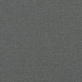 2-Seater Sofa Bed with Footstool Dark Grey Fabric
