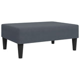 2 Piece Sofa Set with Pillows Dark Grey Velvet - Close-Up Angle
