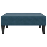 2 Piece Sofa Set Blue Velvet - Low Angle