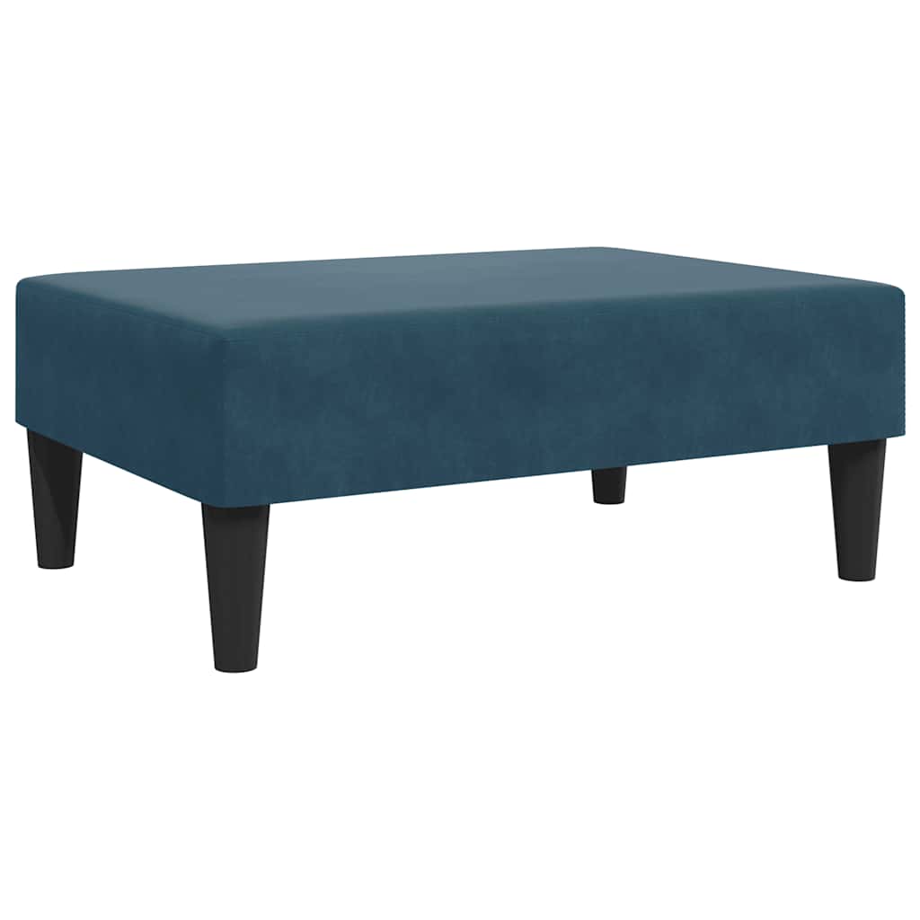 2 Piece Sofa Set Blue Velvet