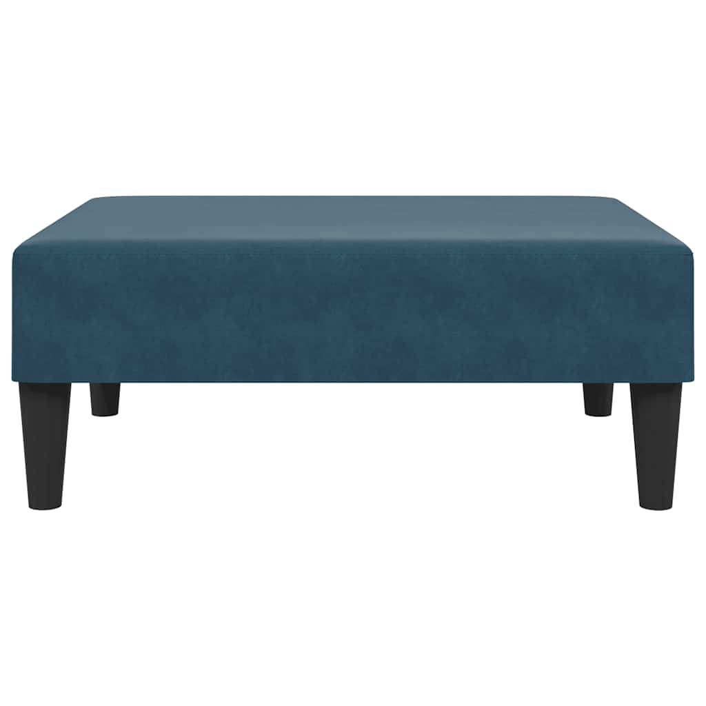 2 Piece Sofa Set Blue Velvet