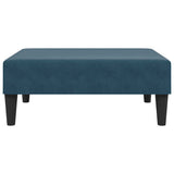 2 Piece Sofa Set Blue Velvet