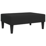 2 Piece Sofa Set Black Velvet - Close-Up Angle
