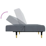 2 Piece Sofa Set Dark Grey Velvet