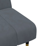 2 Piece Sofa Set Dark Grey Velvet - Extra Image
