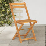 Folding Chairs 8 pcs Solid Wood Acacia