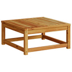 6 Piece Garden Lounge Set with Cushions Solid Wood Acacia