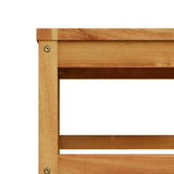 10 Piece Garden Lounge Set with Cushions Solid Wood Acacia - Extra Image