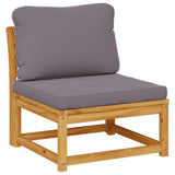 11 Piece Garden Lounge Set with Cushions Solid Wood Acacia