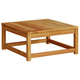7 Piece Garden Lounge Set with Cushions Solid Wood Acacia - 45-Degree Angle