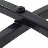 Mosaic Bistro Set Blue and White Iron and Ceramic - Extra Image