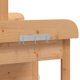 Potting Table with Cabinet Brown 110.5x45x124.5 cm Solid Wood Fir - Extra Image