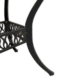 5 Piece Garden Dining Set Bronze Cast Aluminium - 45-Degree Angle