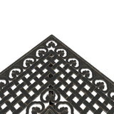 3 Piece Bistro Set Bronze Cast Aluminium - Rear View