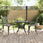 3 Piece Bistro Set Bronze Cast Aluminium