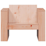 Garden Sofa 79x60x62 cm Solid Wood Douglas - Top-Down View