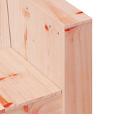 Garden Sofa 2-Seater 134x60x62 cm Solid Wood Douglas - Close-Up Angle