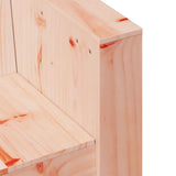 Garden Sofa 3-Seater 189x60x62 cm Solid Wood Douglas - Close-Up Angle