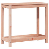Potting Table with Shelf 82.5x35x75 cm Solid Wood Douglas - Front View