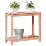 Potting Table with Shelf 82.5x35x75 cm Solid Wood Douglas