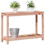 Potting Table with Shelf 108x35x75 cm Solid Wood Douglas - Top-Down View