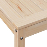 Potting Table with Shelf 108x50x75 cm Solid Wood Pine - Low Angle