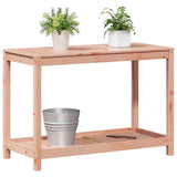Potting Table with Shelf 108x50x75 cm Solid Wood Douglas - Top-Down View