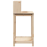 Potting Table with Shelves 82.5x50x109.5 cm Solid Wood Pine - Rear View