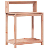 Potting Table with Shelves 82.5x50x109.5 cm Solid Wood Douglas - Front View