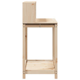 Potting Table with Shelves 108x50x109.5 cm Solid Wood Pine - Rear View
