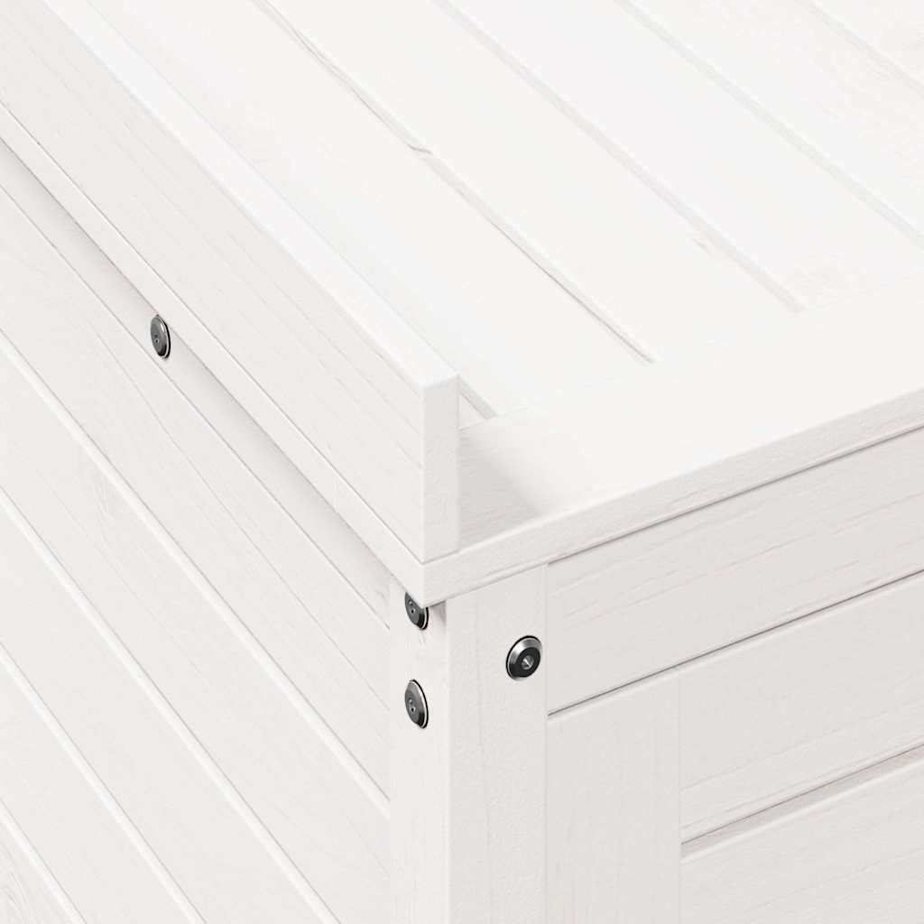Potting Table with Shelves White 82.5x50x86.5 cm Solid Wood Pine